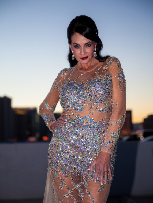 Jan 2014AVN Award ShowHard Rock Hotel, Las VegasSome different views of Moment in her Jovani gown. On the backside photos you can actually see her tan lines through the dress. lol