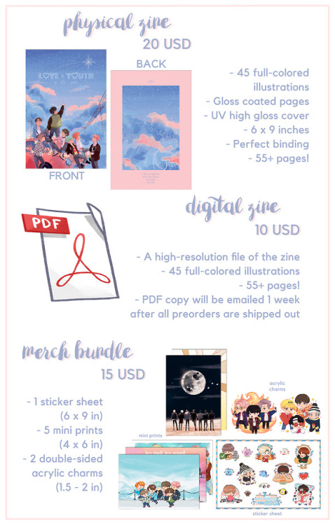 btszines: ✨ PREORDERS NOW OPEN FOR LOVE &amp; YOUTH ✨  Love &amp; Youth is a 