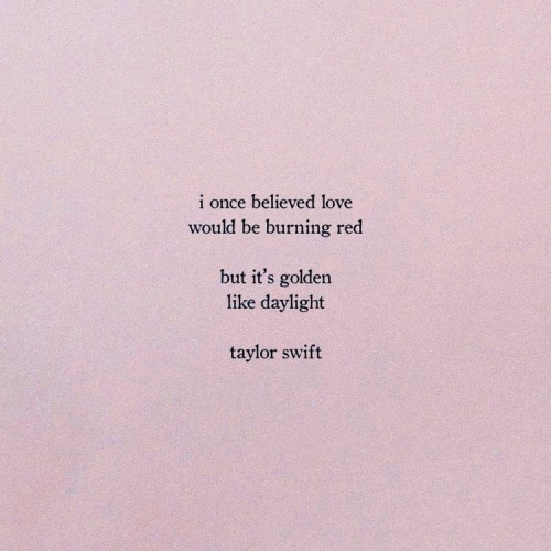 Daylight - Taylor Swift