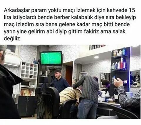 Arkadaşlar param yoktu...