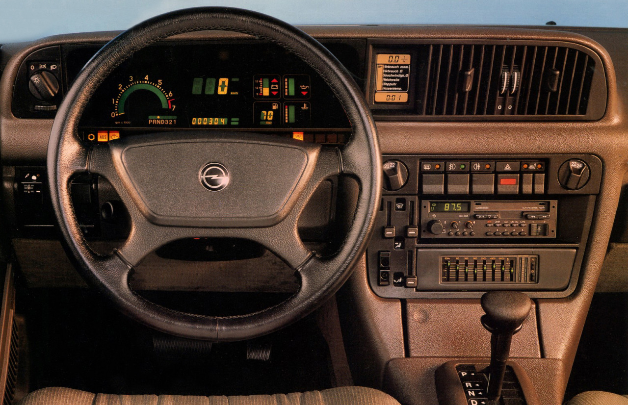 Car Interiors — 1987 Opel Senator Worldwide