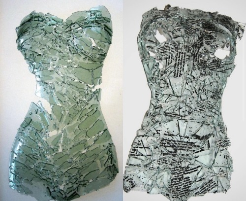 Sue Tilley: Illuminate, Auto-glass Sculpture, From Her Under The Glass Ceiling Exhibit (2012)
