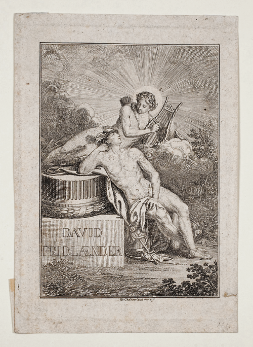 greekromangods:Apollon and HermesBookplates of David Friedländer1774Daniel Nikolaus Chodowiecki (172