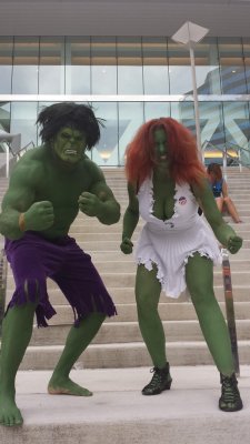 cosplay-paradise:  [Self] and friend as the Hulk and She-Hulk at Baltimore Comic con 2014cosplayparadise.net