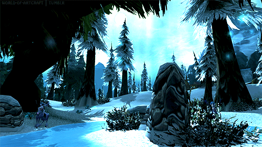 world-of-artcraft:  The Frozen Glade | Howling Fjord