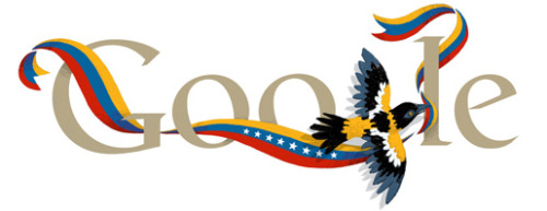 isleepincloudsoffire:  Venezuela’s Independence day’s doodle.