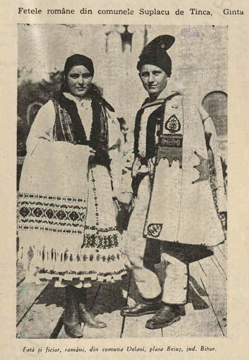 Costumes of the Romanian people, from G. T. Niculescu-Varone’s Costumele naţionale din România între