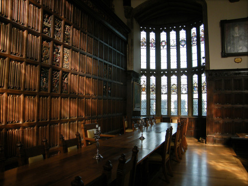 atlantic-saints:High Table at Magdalen College, Oxford