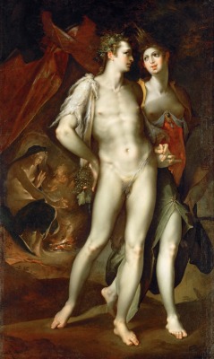 Love is Cold without Ceres and Bacchus (ca. 1590) by Bartholomeus Spranger