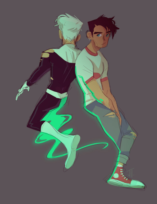 jollyjoules:College boy Danny Phantom doodle to relax at the end of the day
