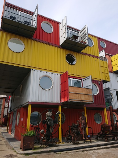 Container City. Trinity Buoy Wharf, Poplar, London, England