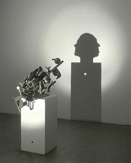 thegreenwolf:  taktophoto:  Shadow Sculptures by Tim Noble and Sue Webster  That’s…kind of incredible. 