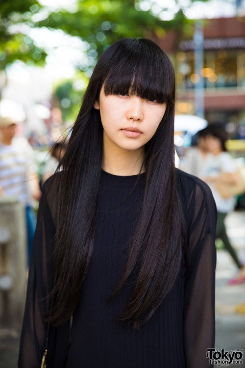 tokyo-fashion:  Murata on the street in Harajuku wearing minimalist fashion including layered tops, vintage drawstring pants, and Dr. Martens sandals. Full Look