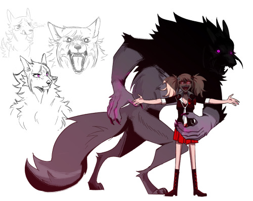 Despair Sisters But One Of Them Is Werewolf Bc I Like Werewolves And I Like Mukuro