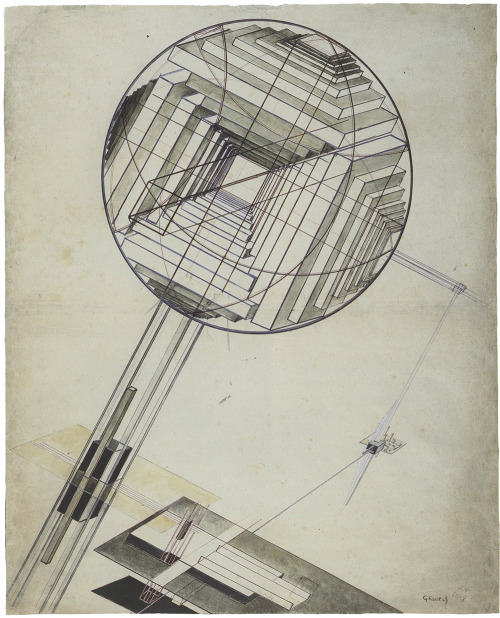 likeafieldmouse:Gustav Klutsis - Axiomatic Construction (ca. 1921) and Construction (1922)As yet unr