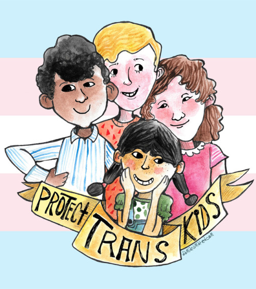 thetrevorproject:damianimated:Support your transgender friends, classmates and relatives. Stand up t