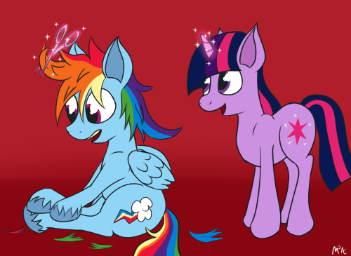 twidashlove:  mpa-art:  “I don’t want anything special, just make it not as long, okay?”  That’s because she’s already special.  D'aww x3 <3