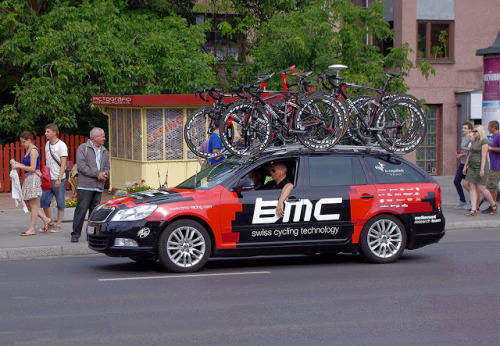 Skoda Octavia of BMC Racing Team Skoda Octavia - service car of American/Swiss BMC Racing Team durin