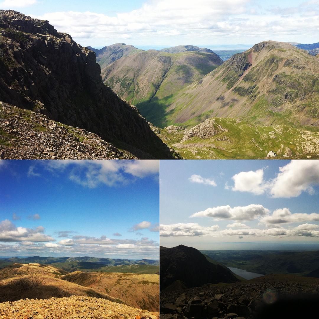 farfromthetrees:  Took a wee yomp up #scafellpike today (englands biggest #mountain).