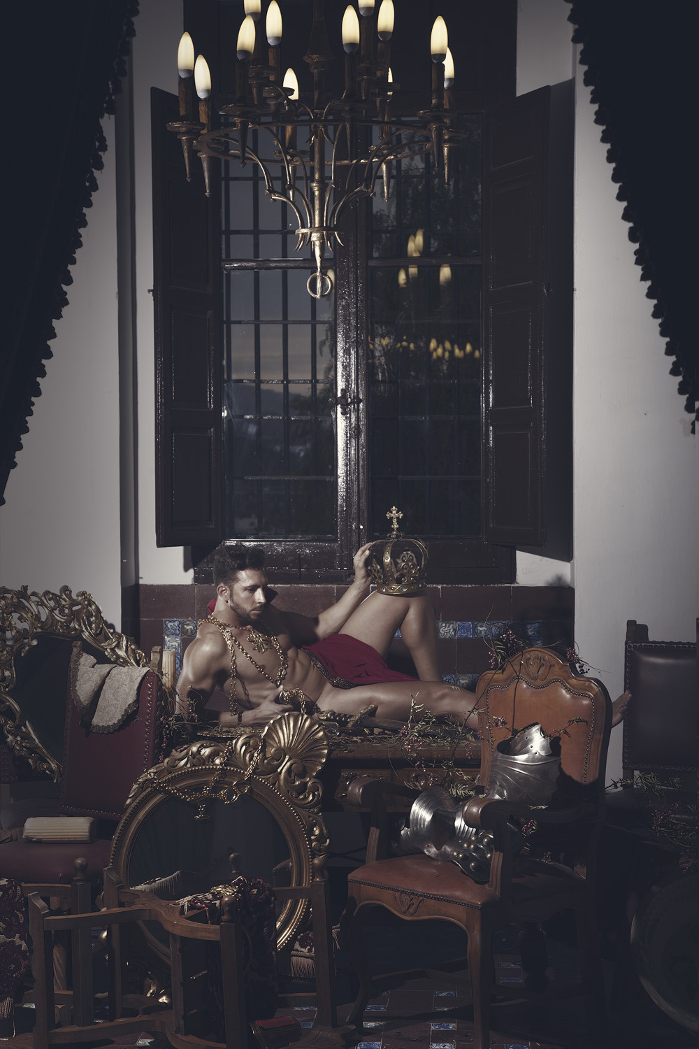 chriscruzism:  “The King” captured by Spanish photographer Jose Martinez modeling