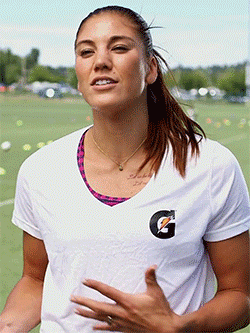 captainkessi:  32/50 footballer crushes   - Hope Solo 