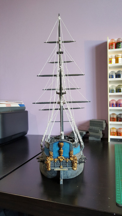 Brig The WandererHello everyone !The Wanderer is almost finished. Need to blacken a bit the ropes.St