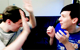 phllester:Dan and Phil play THE IMPOSSIBLE QUIZ! #2
