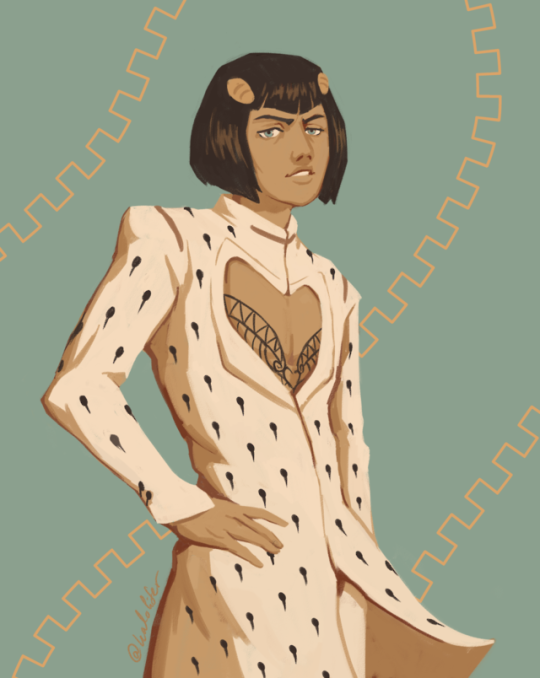did a limited pallette and a little style experiment with brunoĀ š¤