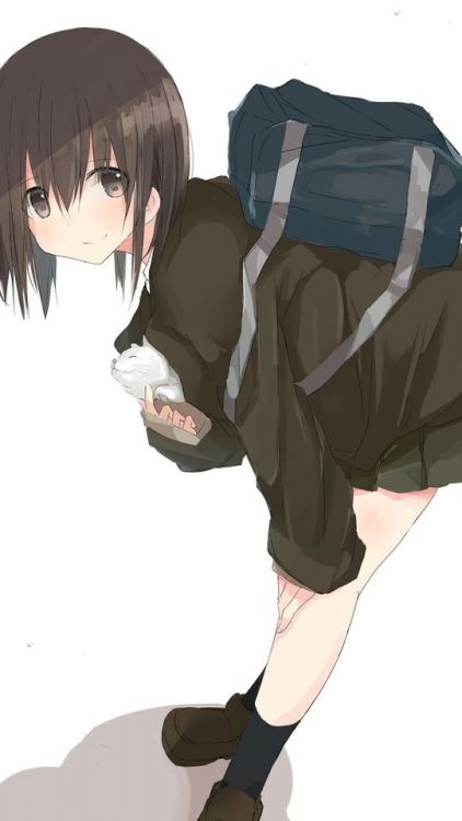 Cute, anime girl, school bag, 720x1280 wallpaper @wallpapersmug : ift.tt/2FI4itB - i