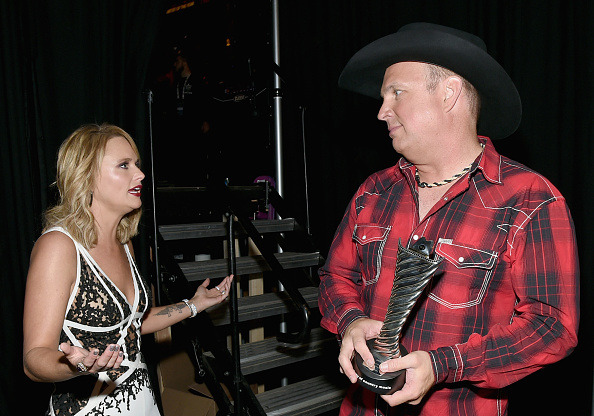 mirandalambertdaily: Honorees Miranda Lambert and Garth Brooks backstage at  the