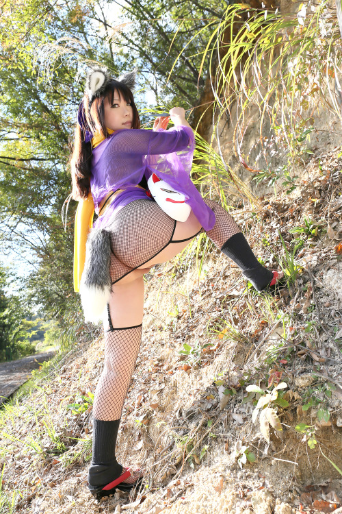 Cute Cosplay Girl Higurashi Rin (Kitsune-Chan) 1-25