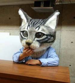 blazepress:  Just a giant cat head made of wool.