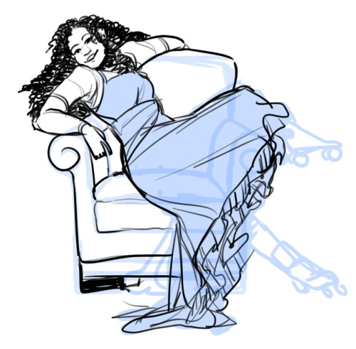 jerreeeeee:jellies:Thinking about Lucretia but nt finishin this. F[image description: an unfinished 