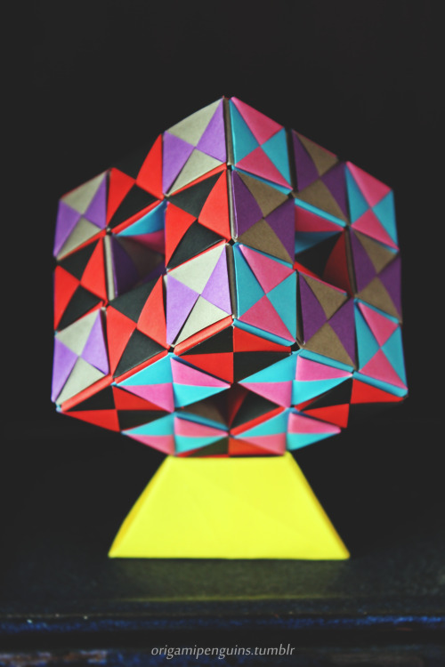 Menger Sponge lvl 1 || 72 units || ref || unit || folded by origamipenguinsTaking a break from makin