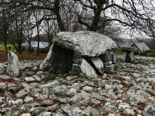 Dyffryn Ardudwy Neolithic Burial Chambers, near Barmouth, North Wales, 20.1.18.Two Neolithic chamber