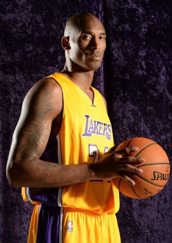 kobeteam:  Kobe Bryant Lakers Official 2014-2015 Portrait. Photo: Andrew D. Bernstein.