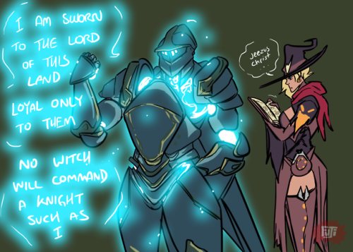 fujifingerz:  The Enchanted Armour is going to need a stronger spell…
