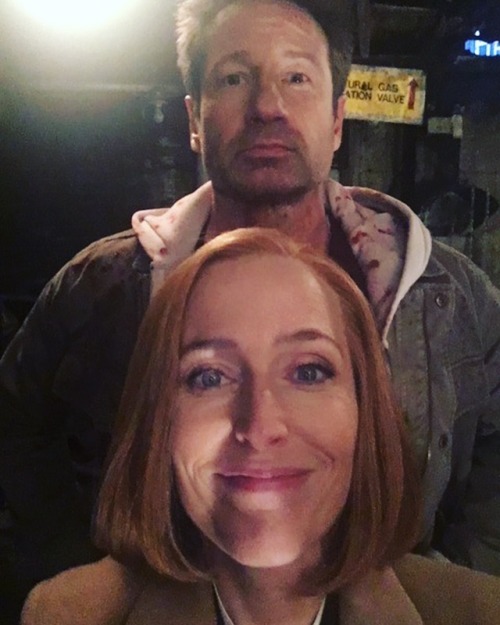 gillianaofficial:25 years of night shoots, 25 years of frozen lips, 25 years of friendship. &nb