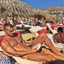stratisxx:  Sexiness on Elia beach Mykonos