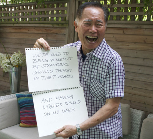 vulcsmash:  george takei is a gift to humanity porn pictures