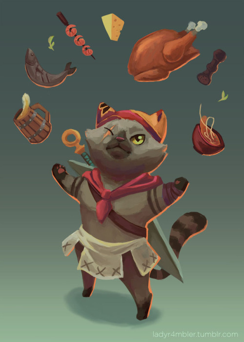 Like everyone playing Monster Hunter World, I also get hungry watching Meowscular Chef and his palic