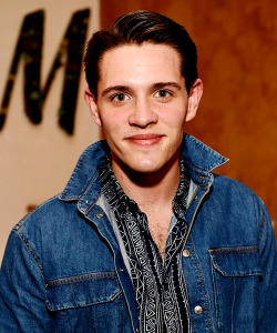 riverdalesource: Casey Cott attends H&M