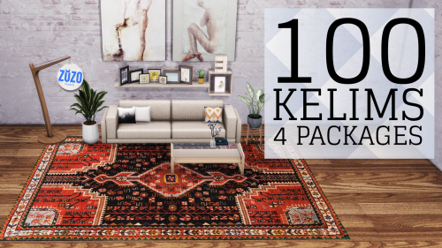 100 ORIENTAL KELIM RUGSFirst of all, I cannot believe I actually made 100 CC rugs. I’m crazy. Second