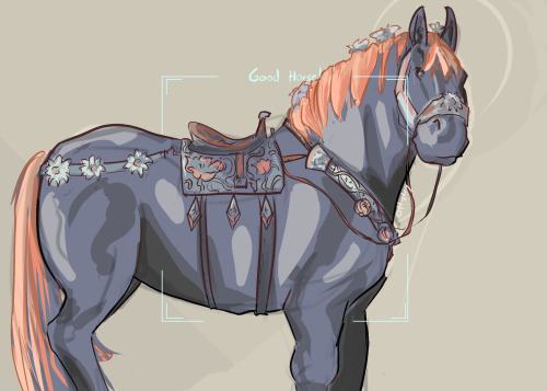 ottistry:giant horse my beloved