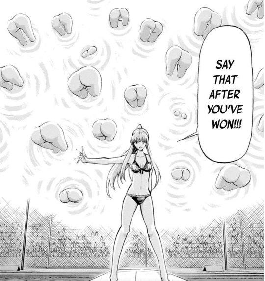 yellomymellow:  iverbz:  rapunzel-corona-lite:  thighetician:  kumasenpai:  fantasyanime:  LOL!! Have you seen this? It’s some crazy new anime where girls battle each other with only their butts and breasts. It’s called “Keijo!!!!!!!!” Apparently,