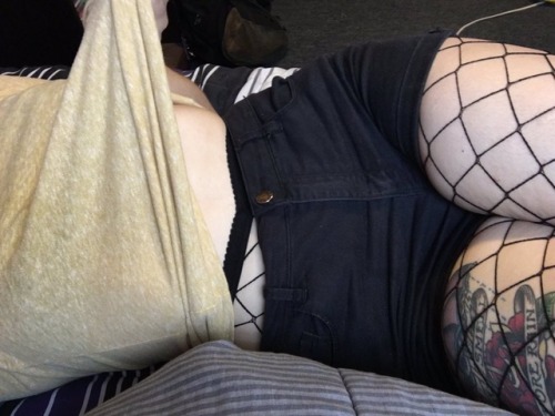 A thick booty in fishnets is just what humanity needs right now, damn she’s hot af  “It’s my first t