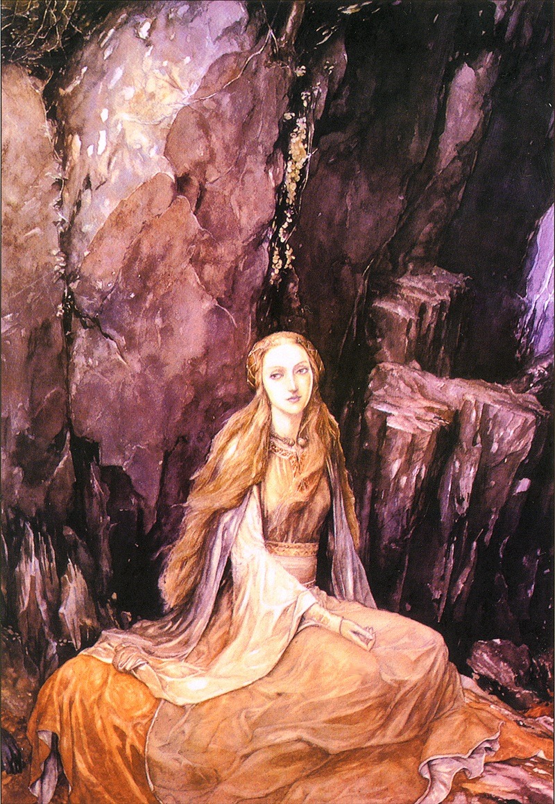 artsytoad:  Alan Lee, illustration from The Mabinogion 