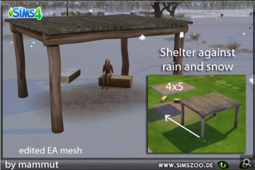 simder-talia-blog:  Shelter Treelogs by mammut &lt;HERE&gt; at SimsZoo