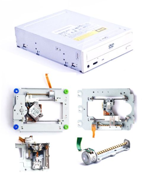 prostheticknowledge:  EWaste 60$ 3DPrinter Project by mikelllc is a desktop 3D printer made of parts recycled from disused technology - video embedded below:   This project describes the design of a very low budget 3D Printer that is mainly built out