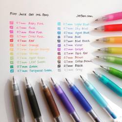 jetpens:  All those pretty colors! #pilot #juice #gelpen #07 #writingsamplewed http://to.jetpens.com/173jN9o